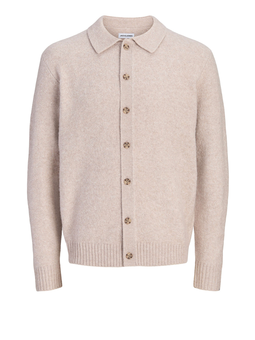 JACK&JONES ESSENTIALS Camicia Casual Jack&Jones Knit - Grigio Chiaro