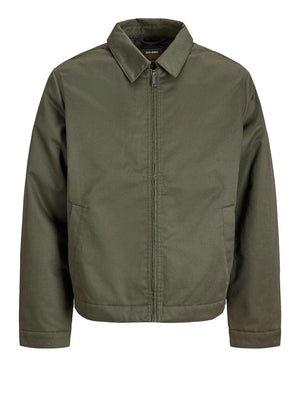 Jack&Jones Giubbotto in Twill Colton Worker Jack & Jones - Verde