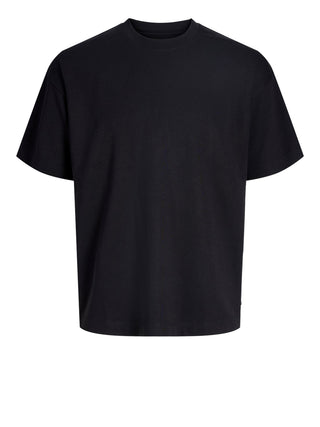 JACK&JONES ESSENTIALS T-Shirt Jack&Jones Tinta Unita Nero