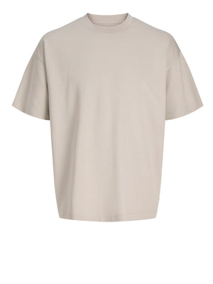 JACK&JONES ESSENTIALS T-Shirt Jack&Jones In Tinta Unita Beige