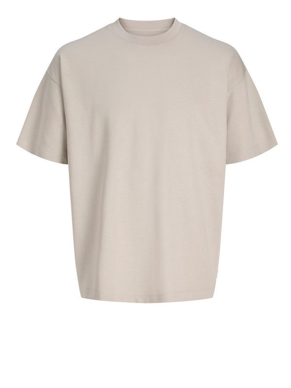 JACK&JONES ESSENTIALS T-Shirt Jack&Jones In Tinta Unita Beige