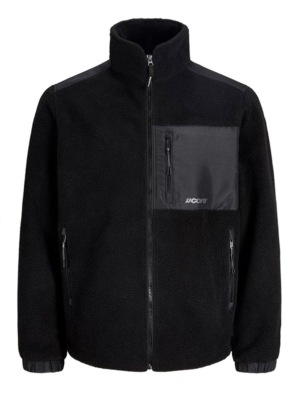 Jack&Jones Giacca in Pile Club Fleece Jack & Jones - Nero