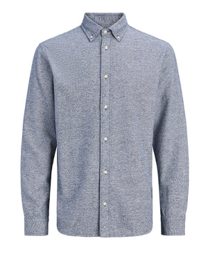 JACK&JONES MAIN 3 Camicia Jack&Jones Jprbluharvey Twill Solid - Blu