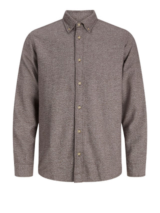 JACK&JONES MAIN 3 Camicia Jack&Jones Jprbluharvey Twill Solid - Marrone