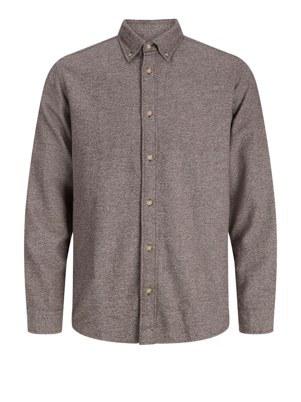 JACK&JONES MAIN 3 Camicia Jack&Jones Jprbluharvey Twill Solid - Marrone