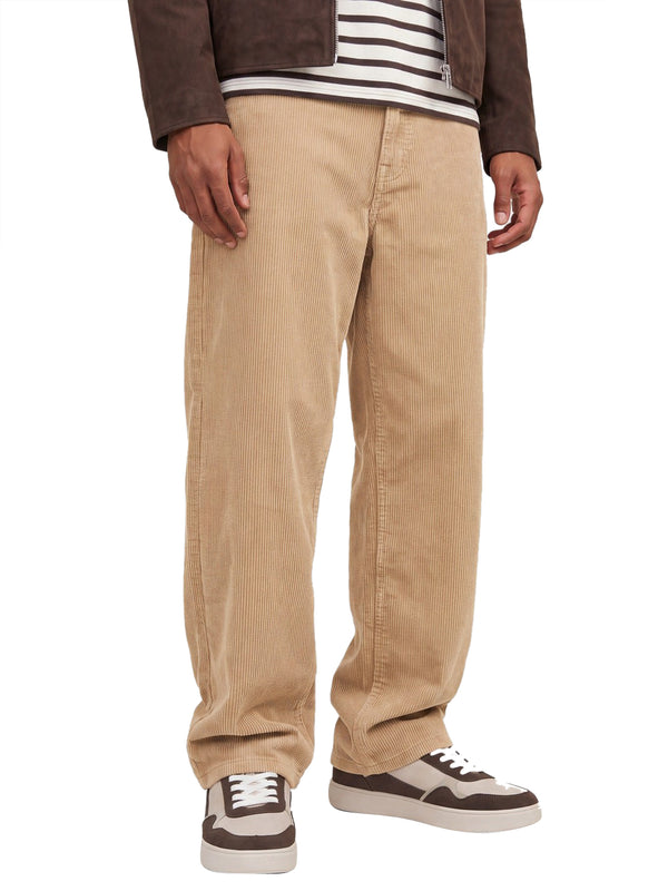 Jack&Jones Pantaloni Jpstalex Original Washed Corduroy - Marrone Chiaro