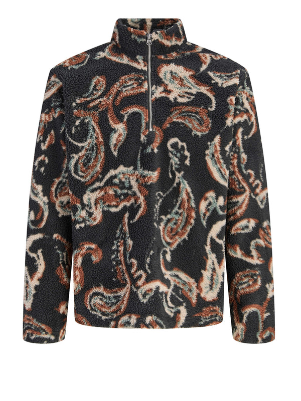 JACK&JONES MAIN 3 Felpa Jack&Jones Jorsalamanco Teddy - Nero