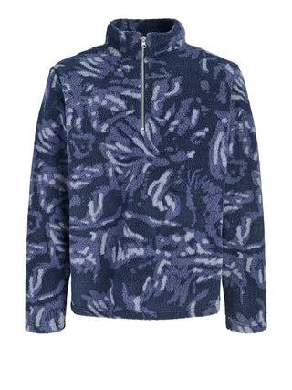 JACK&JONES MAIN 3 Felpa Jack&Jones Jorsalamanco Teddy - Blu