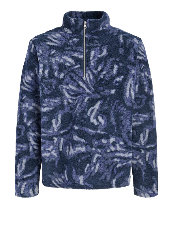 JACK&JONES MAIN 3 Felpa Jack&Jones Jorsalamanco Teddy - Blu