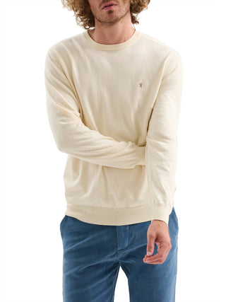 JAGGY Maglia Giro Collo LANZA Jaggy - Panna