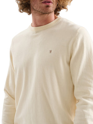 JAGGY Maglia Giro Collo LANZA Jaggy - Panna