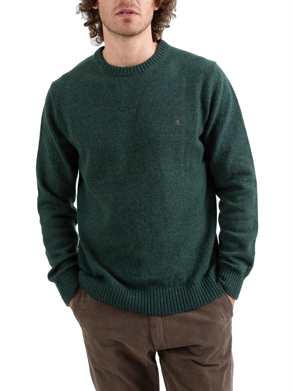 JAGGY Maglia Giro Collo LINUS Jaggy - Verde