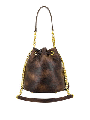 LA CARRIE Borsa Warmtouch Bucket Eco Mutton La Carrie - Marrone