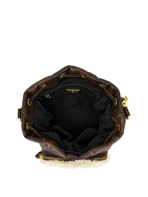 LA CARRIE Borsa Warmtouch Bucket Eco Mutton La Carrie - Marrone