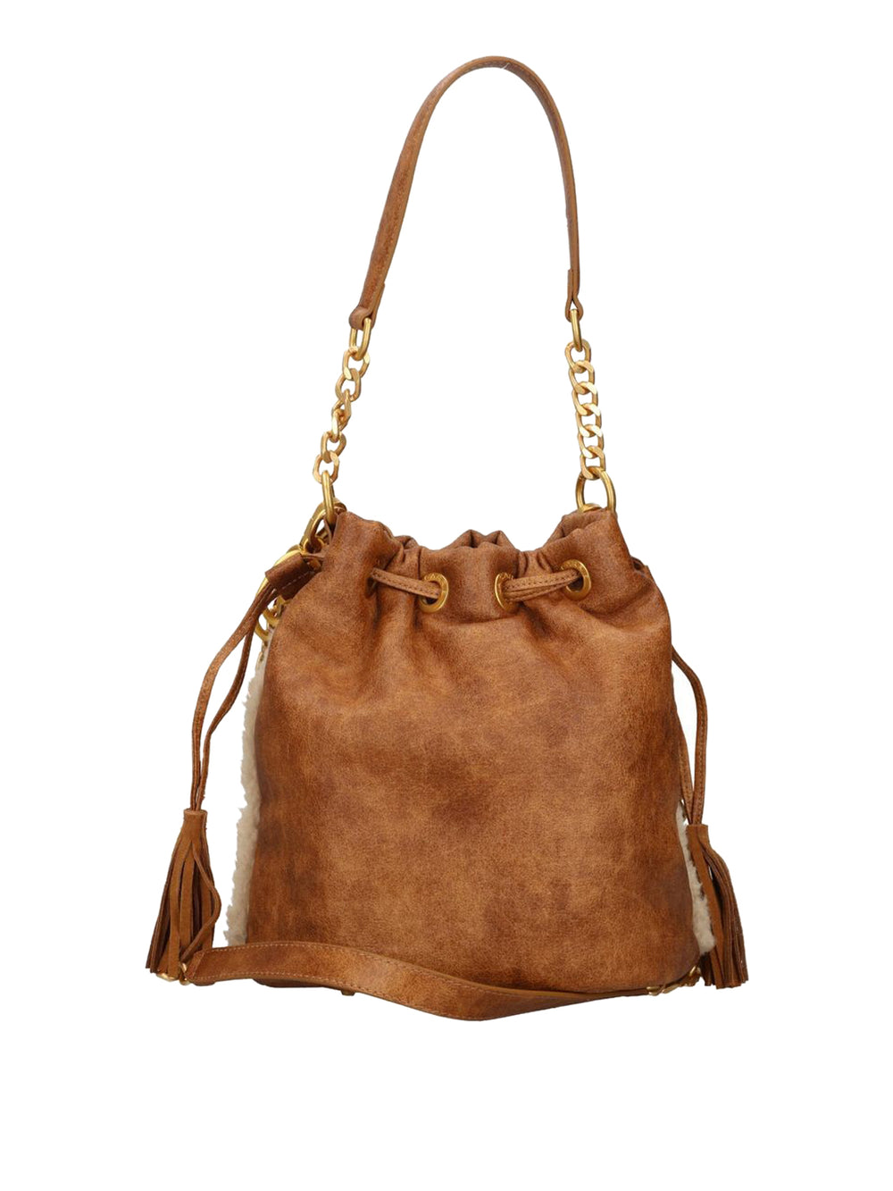 La Carrie Borsa Warmtouch Bucket Eco Mutton La Carrie - Cuoio