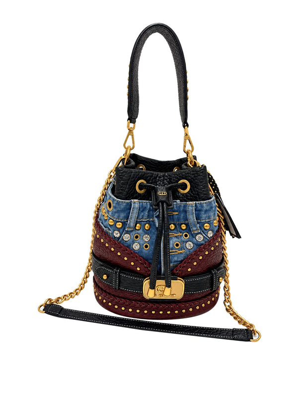 LA CARRIE Borsa Bagghy Bucket Canvas + Eco La Carrie - Cherry
