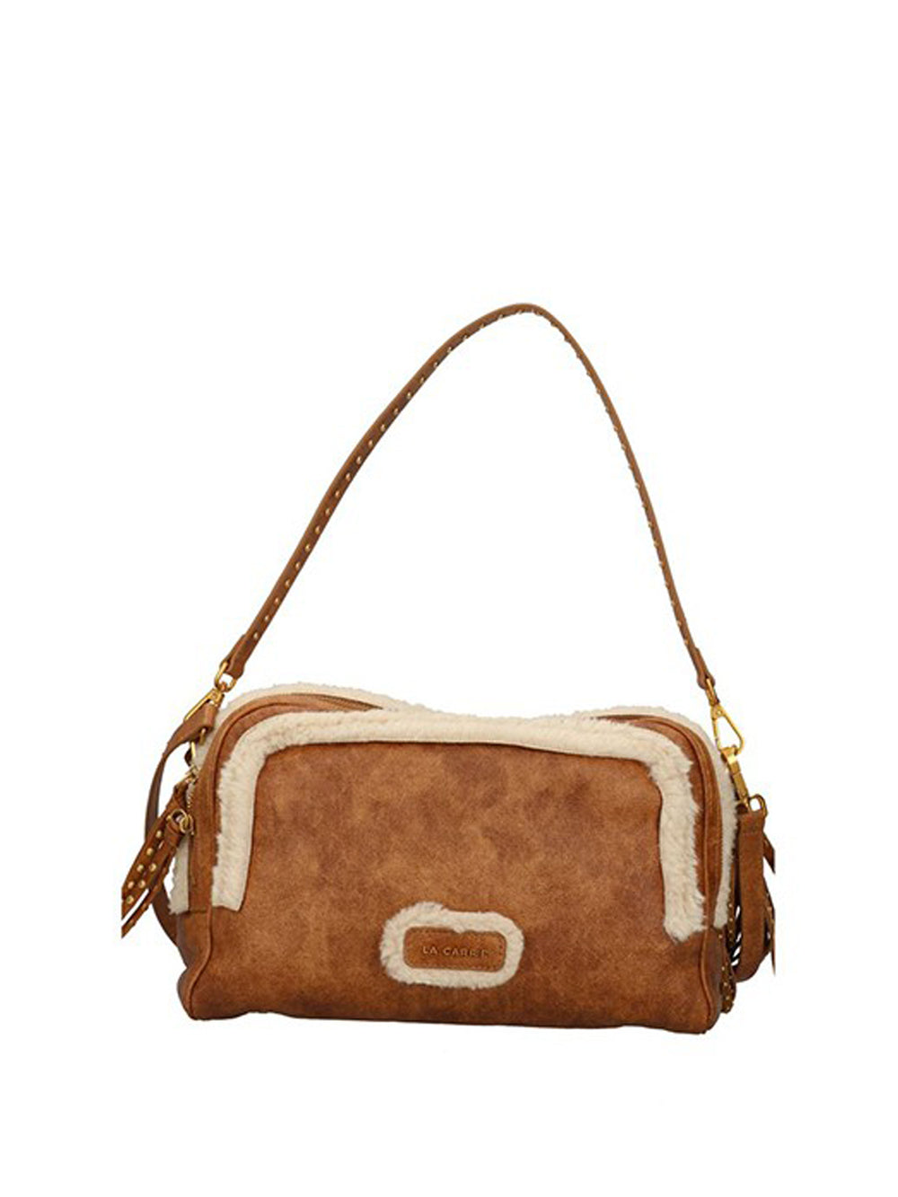 LA CARRIE Borsa Warmtouch Box Bag Eco Mutton La Carrie - Cuoio