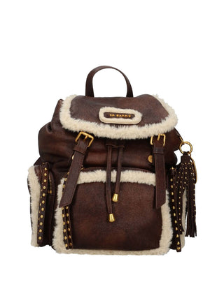 LA CARRIE Zaino Warmtouch Backpack Eco Mutton La Carrie - Marrone