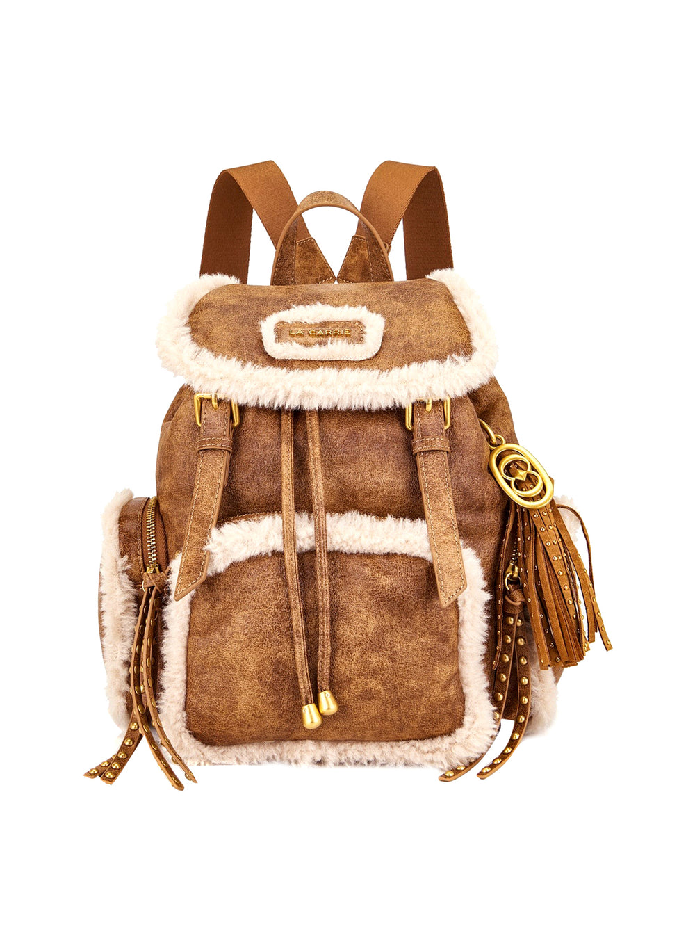 LA CARRIE Zaino Warmtouch Backpack Eco Mutton La Carrie - Cuoio