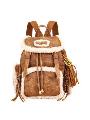 LA CARRIE Zaino Warmtouch Backpack Eco Mutton La Carrie - Cuoio
