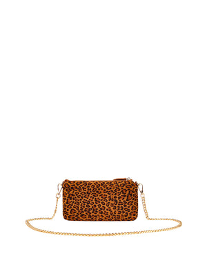 LA CARRIE Portafoglio La Carrie Lio Double Wallet Bag Suede Brown