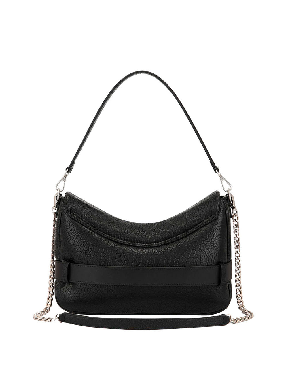 LA CARRIE Borsa Belty Baguette Bull Leather La Carrie - Nero