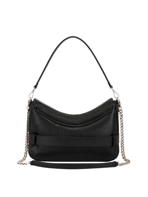 LA CARRIE Borsa Belty Baguette Bull Leather La Carrie - Nero