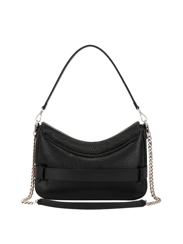 LA CARRIE Borsa Belty Baguette Bull Leather La Carrie - Nero