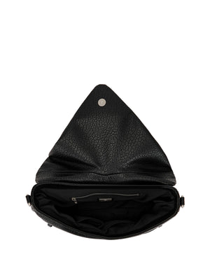LA CARRIE Borsa Belty Baguette Bull Leather La Carrie - Nero
