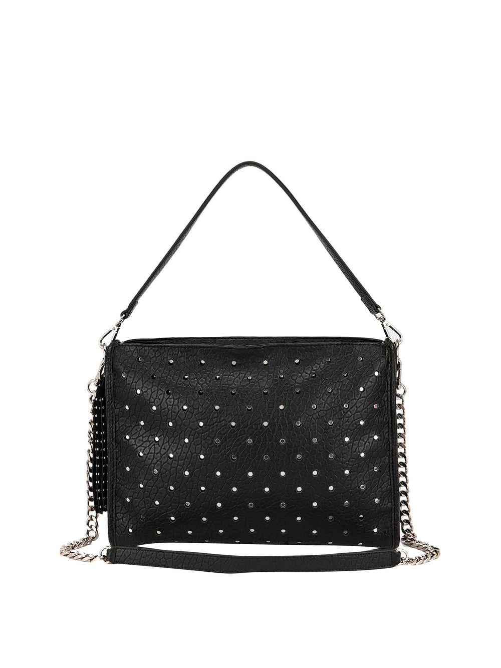 LA CARRIE Borsa Downtown Soft Shoulder Bag Bull Leather La Carrie - Nero