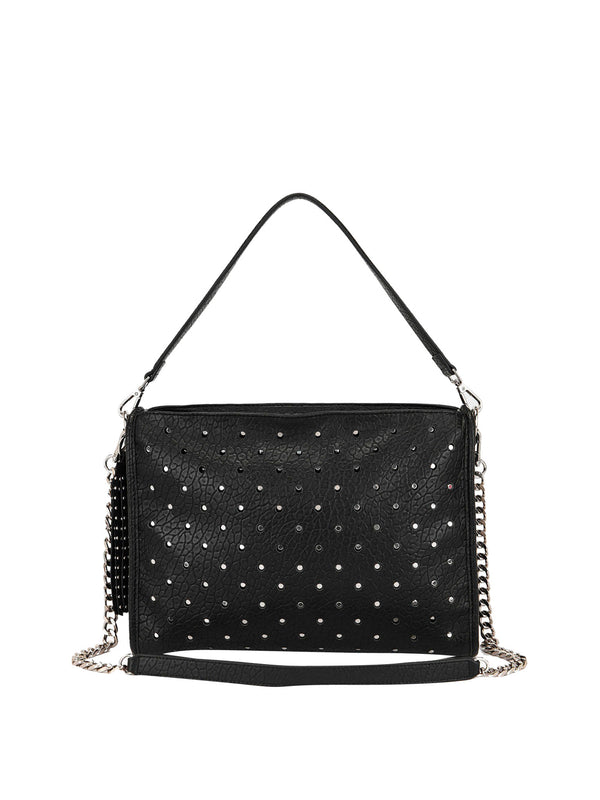 LA CARRIE Borsa Downtown Soft Shoulder Bag Bull Leather La Carrie - Nero