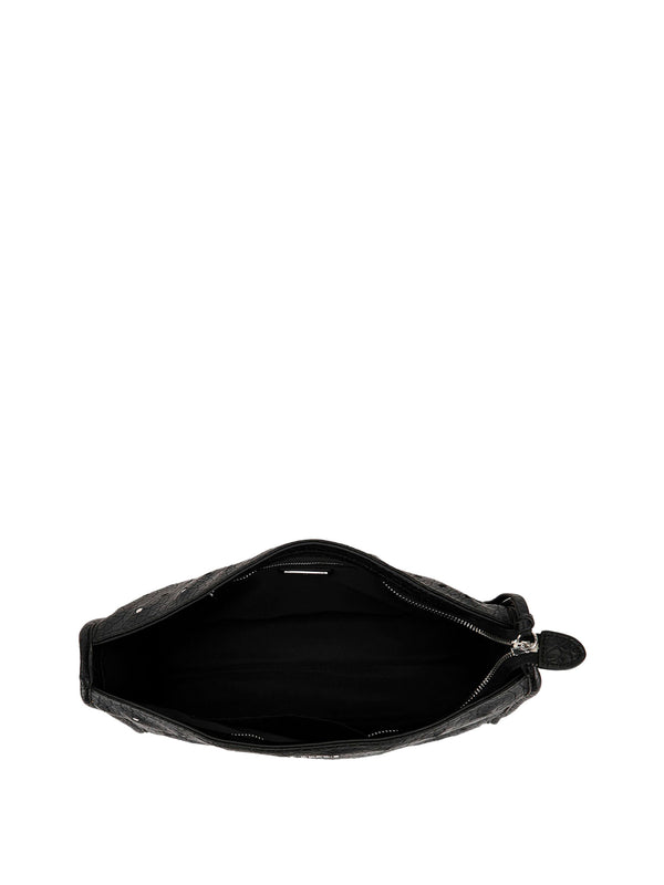LA CARRIE Borsa Downtown Soft Shoulder Bag Bull Leather La Carrie - Nero