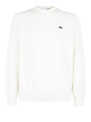 LACOSTE Maglione Lacoste In Tinta Unita Bianco