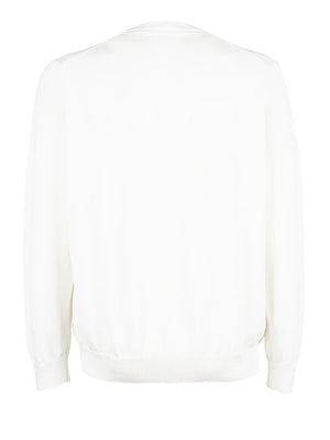 LACOSTE Maglione Lacoste In Tinta Unita Bianco