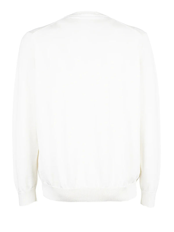 LACOSTE Maglione Lacoste In Tinta Unita Bianco