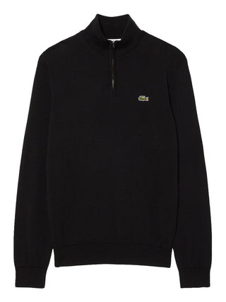LACOSTE Maglione Lacoste Logo Ricamato Nero
