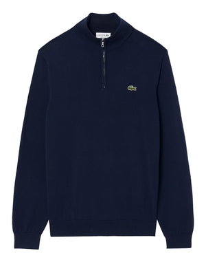 LACOSTE Maglione Lacoste Logo Ricamato Navy