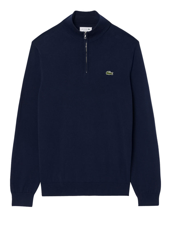 LACOSTE Maglione Lacoste Logo Ricamato Navy