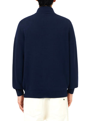 LACOSTE Maglione Lacoste Logo Ricamato Navy