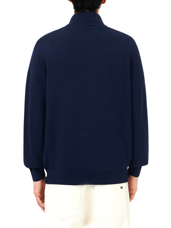 LACOSTE Maglione Lacoste Logo Ricamato Navy