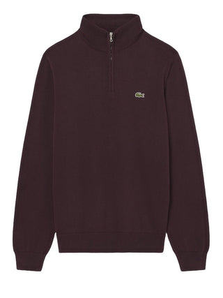 LACOSTE Maglione Lacoste In Tinta Unita Bordeaux