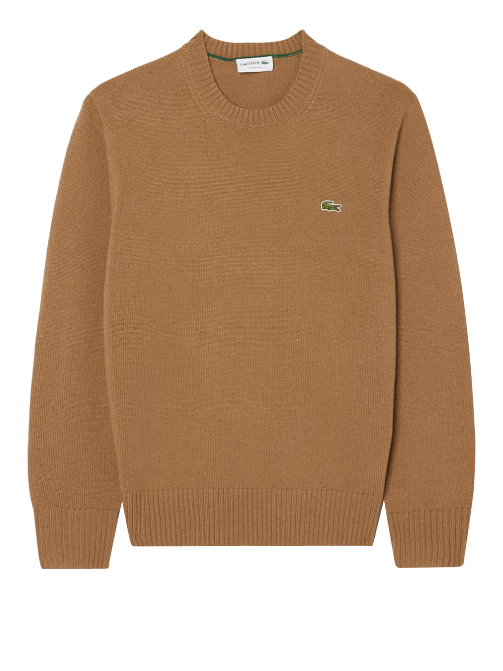 LACOSTE Maglione Lacoste In Tinta Unita Marrone