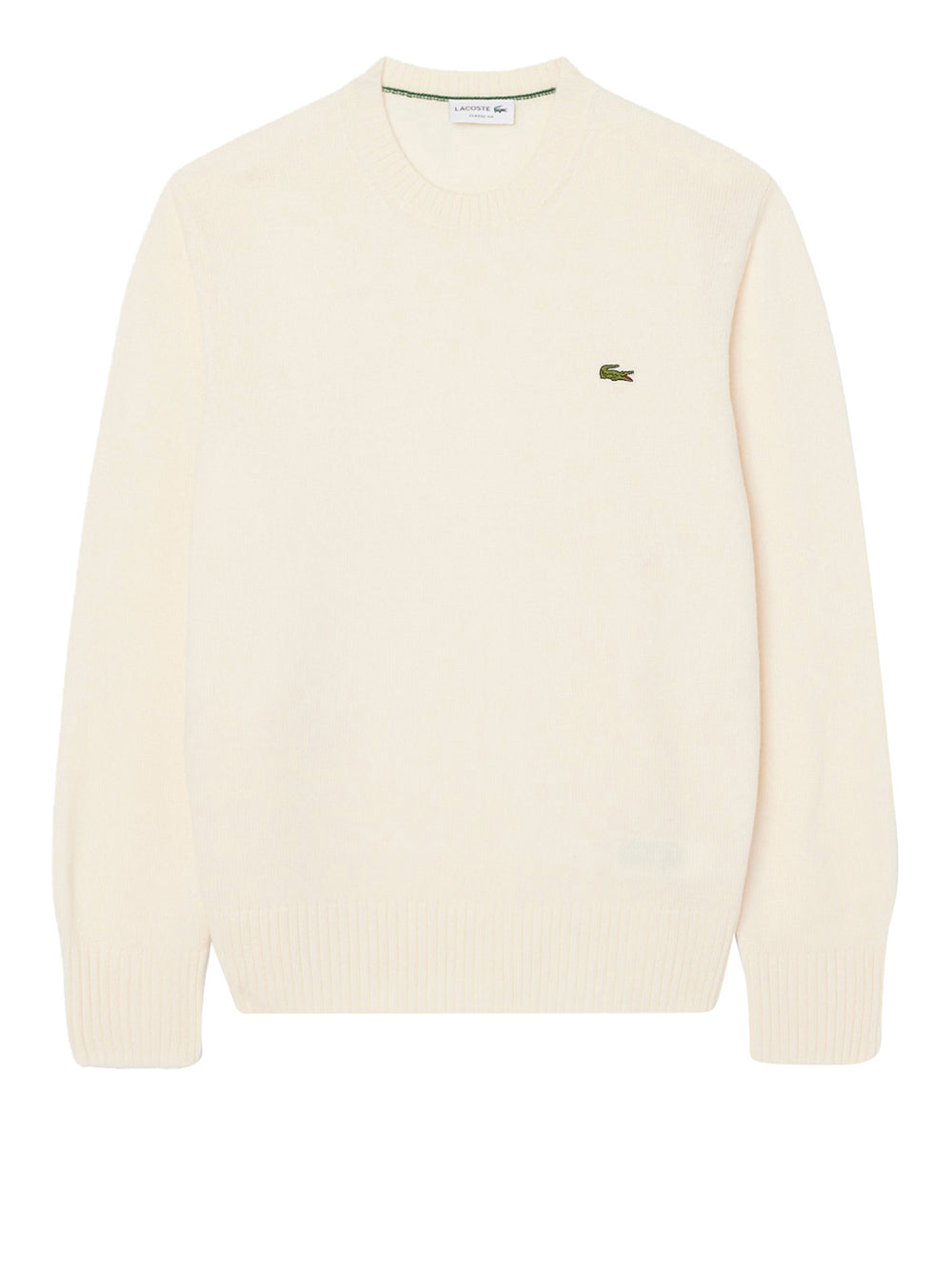 LACOSTE Maglione Lacoste Logo Frontale Bianco