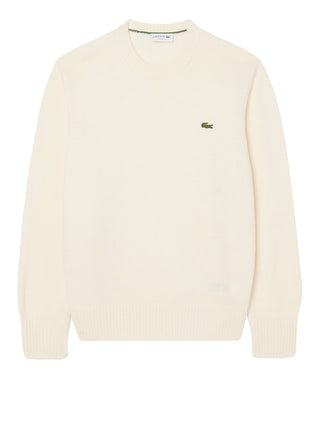 Lacoste Maglione Lacoste Logo Frontale Bianco