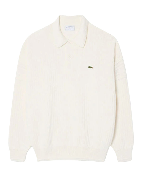 LACOSTE Maglione AH8574 Lacoste - Bianco