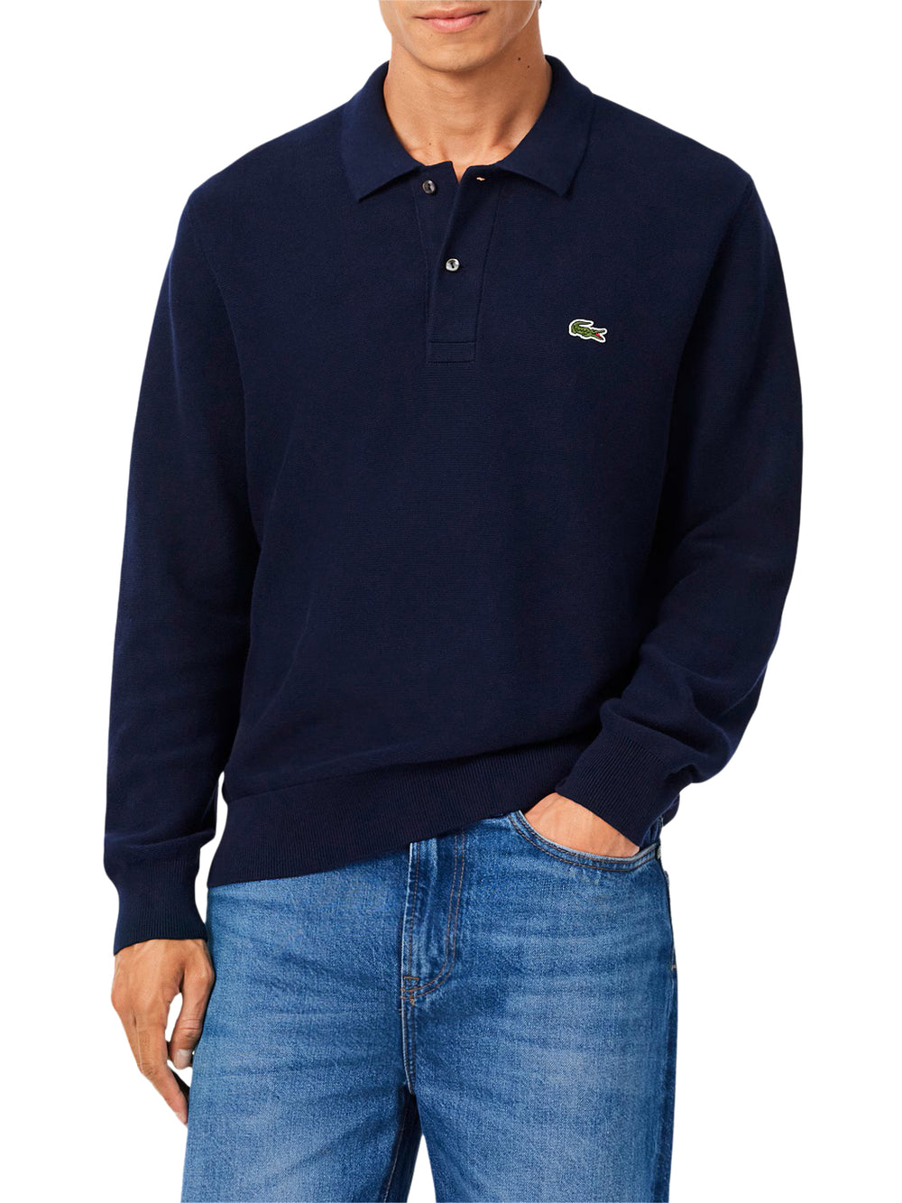 Lacoste Maglione Lacoste Logo Frontale Navy