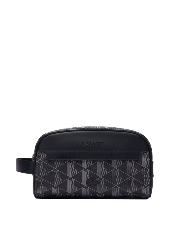 LACOSTE Pochette Lacoste Toilet Nero