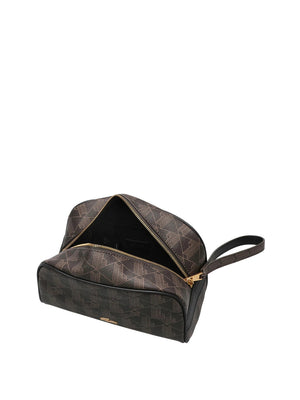 LACOSTE Pochette Lacoste Toilet Kit Marrone