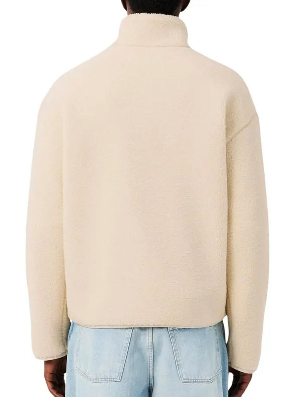 Lacoste Felpa Logo Frontale Lascoste Beige