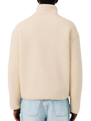 Lacoste Felpa Logo Frontale Lascoste Beige